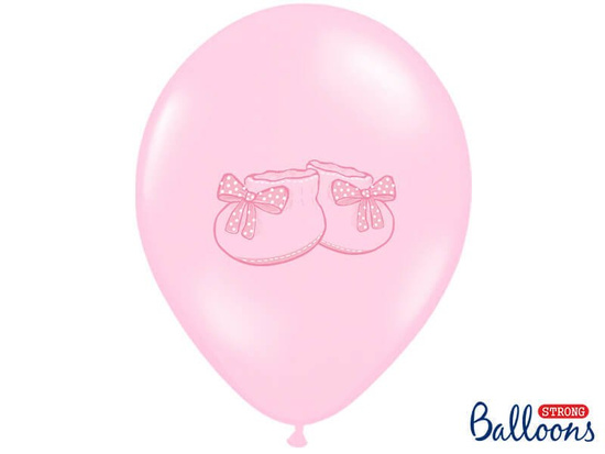 Balony 30 cm, Bucik, Pastel Baby Pink