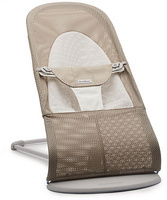 BABYBJORN - leżaczek BALANCE SOFT MESH - Szary Beż/Biały