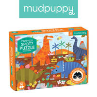 Mudpuppy Puzzle obserwacyjne Park dinozaurów 12 elementów 2+