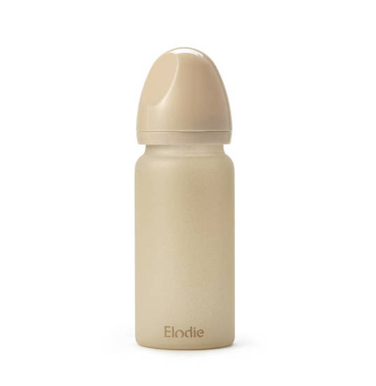 Elodie Details - szklana butelka do karmienia - Pure Khaki